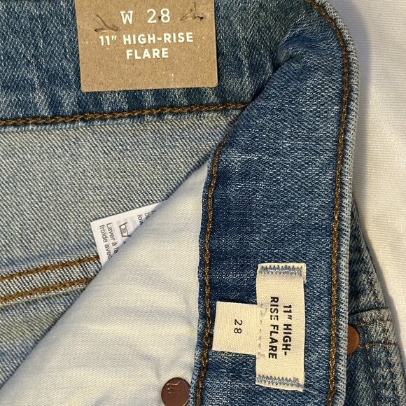 Madewell Jeans Womens 28 Blue High Rise Denim Casual Pants - Picture 6 of 16